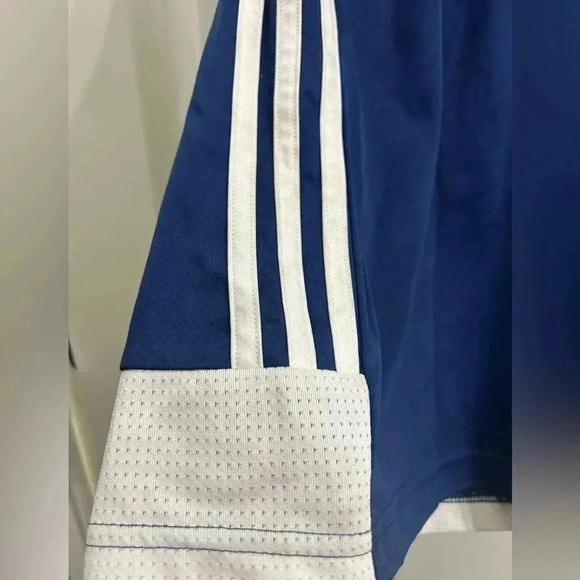 GUC Adidas youth size small. Boys 9-10 Aeroready navy and white athletic shorts - Picture 7 of 9